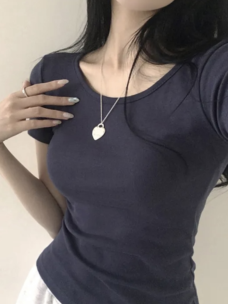 White Short Sleeve T-Shirt Wom - đánh giá và giá Base Layer Top
