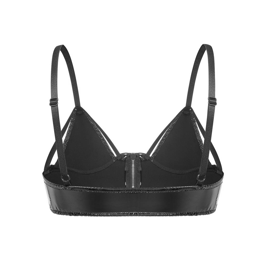 Woman Open Zipper Halter Bra S - đánh giá và giá Suspender Tank Top